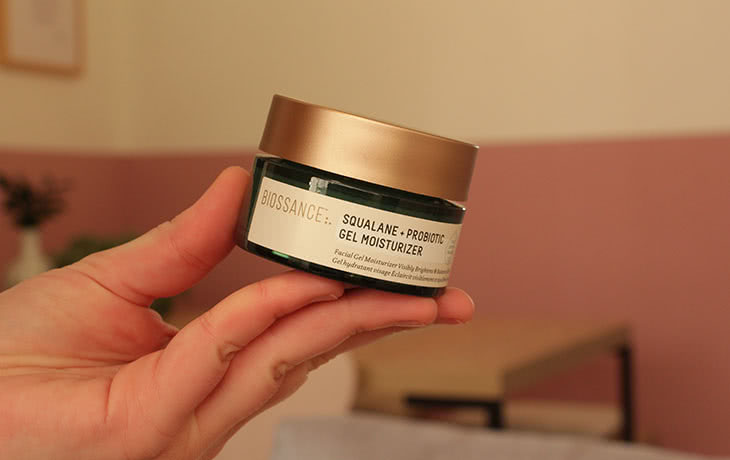 Hidratante facial: Squalane + Probiotic Gel Moisturizer Biossance