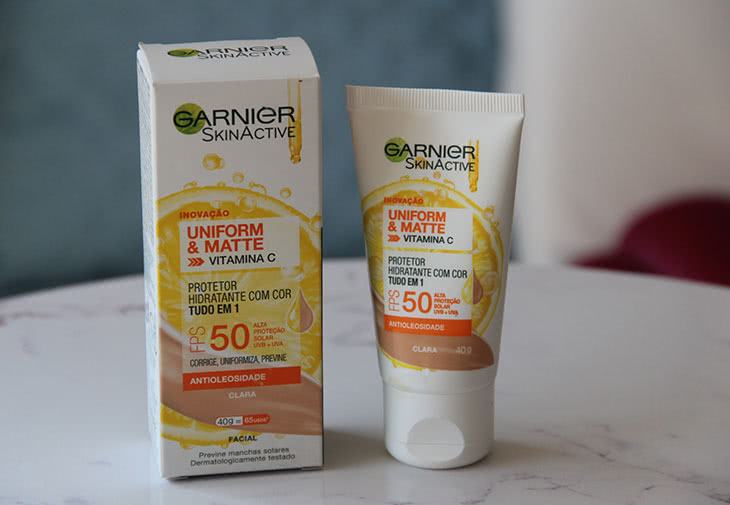 Protetor solar Uniform e Matte da Garnier: testei a versão com cor