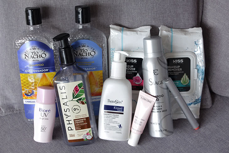 Meus produtos acabados dos últimos meses!