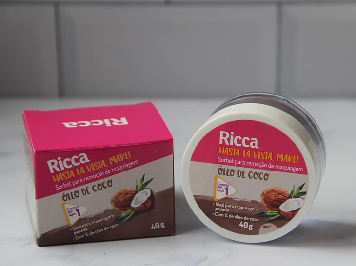 Balm demaquilante Ricca: testei o Hasta La Vista Make