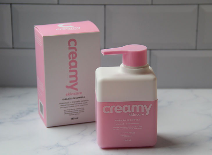 Emulsão de limpeza Creamy: testei o sabonete para peles secas