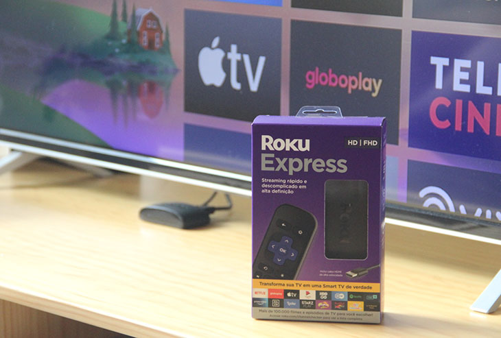 Roku Express: o aparelho que transforma sua TV em smart