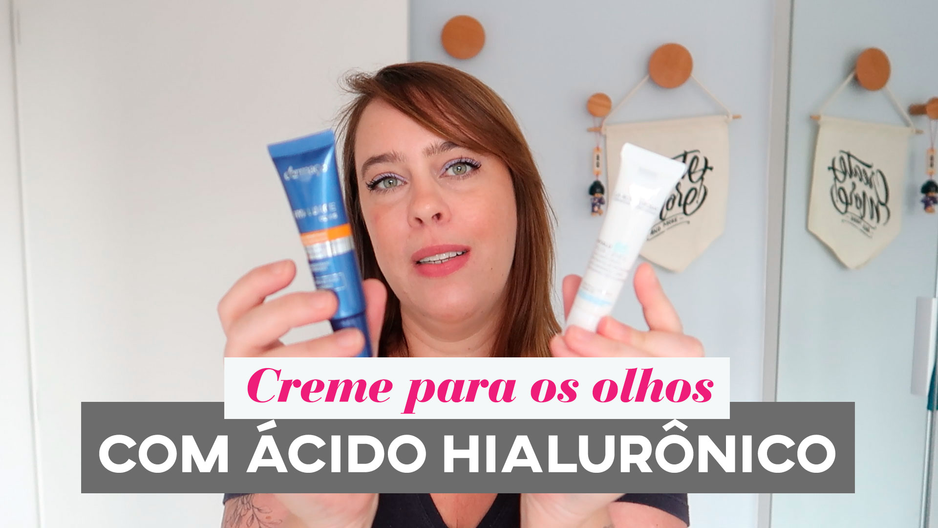 Hidratantes para a área dos olhos com ácido hialurônico