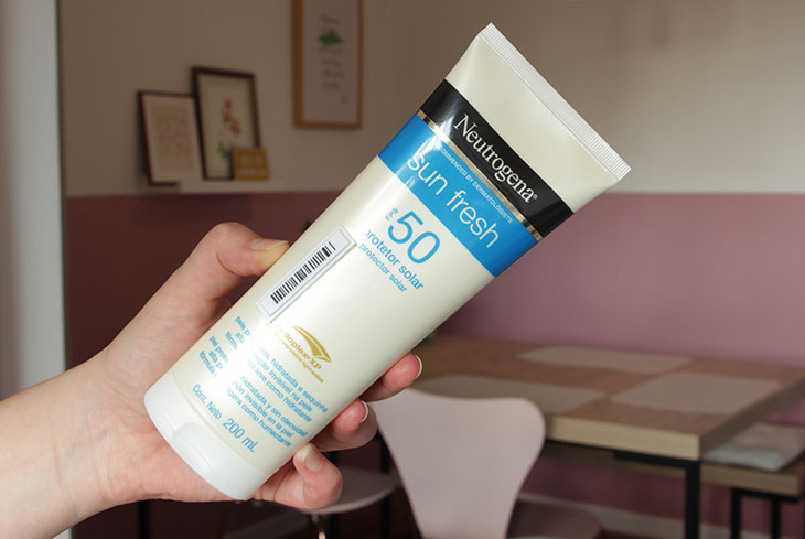 Resenha: Protetor Solar Corporal Sun Fresh Neutrogena FPS 50