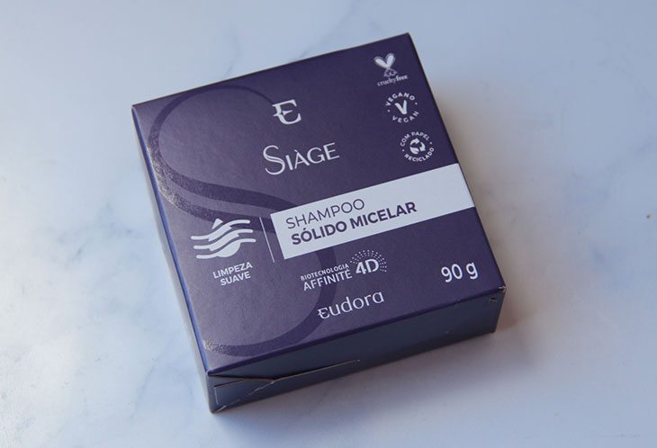 Shampoo sólido Eudora: testei a versão Micelar da linha Siàge