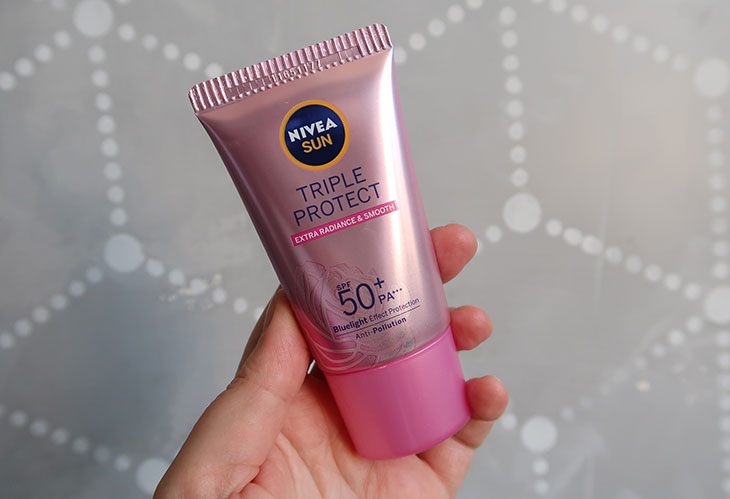 Nivea Sun Triple Protect: testei a versão Extra Radiance & Smooth