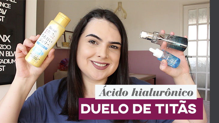 Comparando hidratantes com ácido hialurônico!