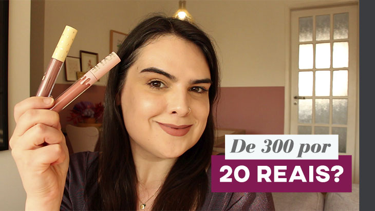 Achei o dupe do batom nude da Kylie Cosmetics?