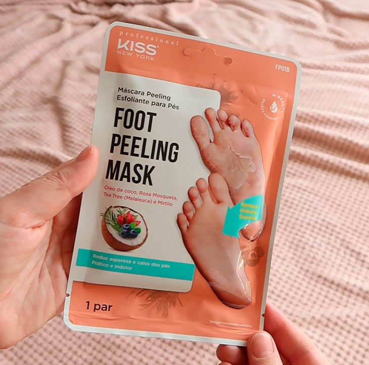Testei: Foot Peeling Mask da Kiss NY