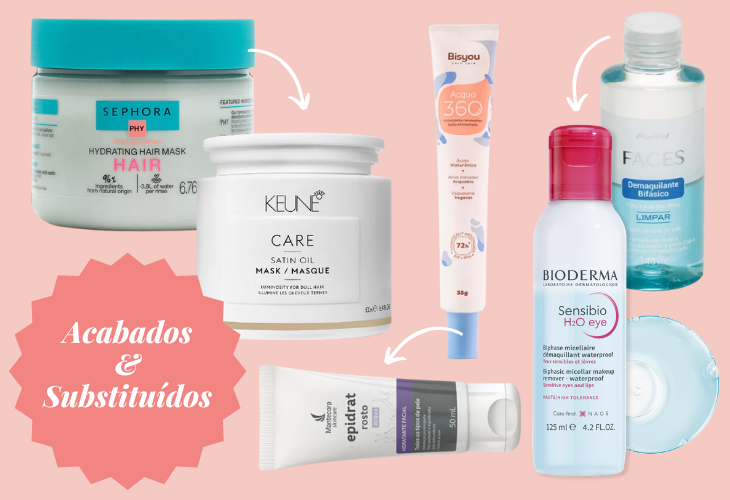 Usei até acabar: cosméticos e produtos pro cabelo!