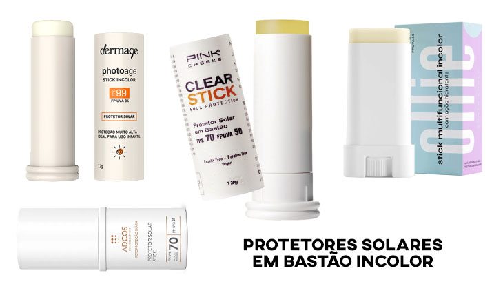 Já ouviu falar de protetor solar em bastão incolor"