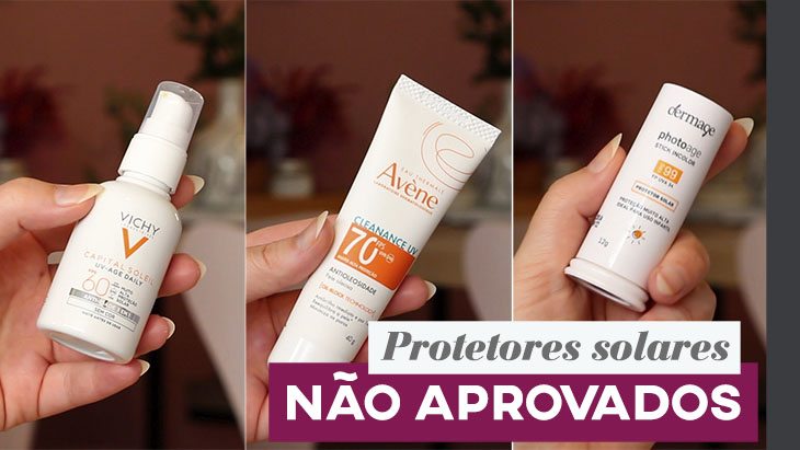 3 protetores solares não aprovados por mim!