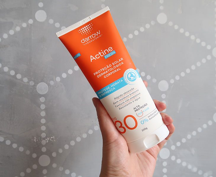 Especial de verão: protetor corporal Actine Fresh FPS30