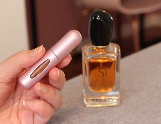 frasco recarregável para perfume