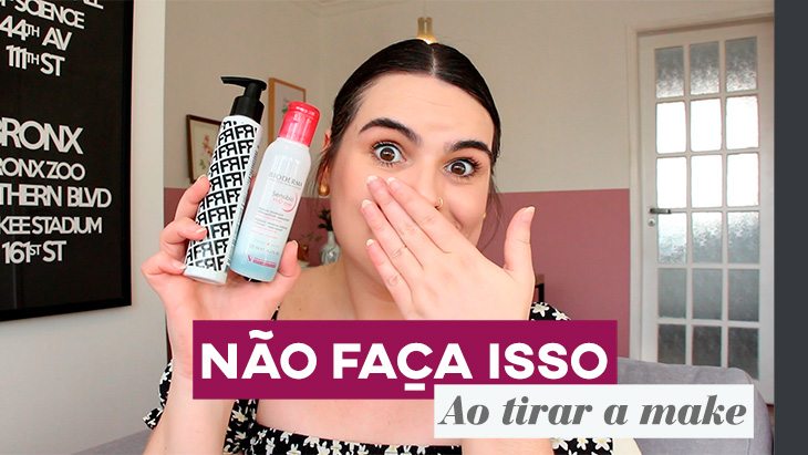 Como remover maquiagem dos olhos sem esfregar demais!