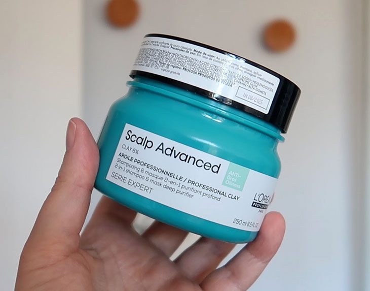 Argila Purificante shampoo e máscara 2 em 1 Scalp Advanced