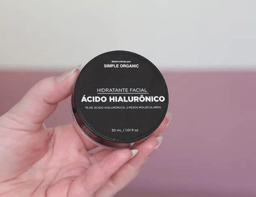 creme facial com ácido hialurônico