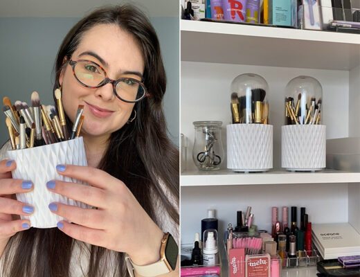 porta pincel com tampa