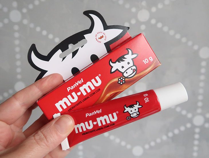 Testei o hidratante labial Mu-Mu Doce de leite da Panvel